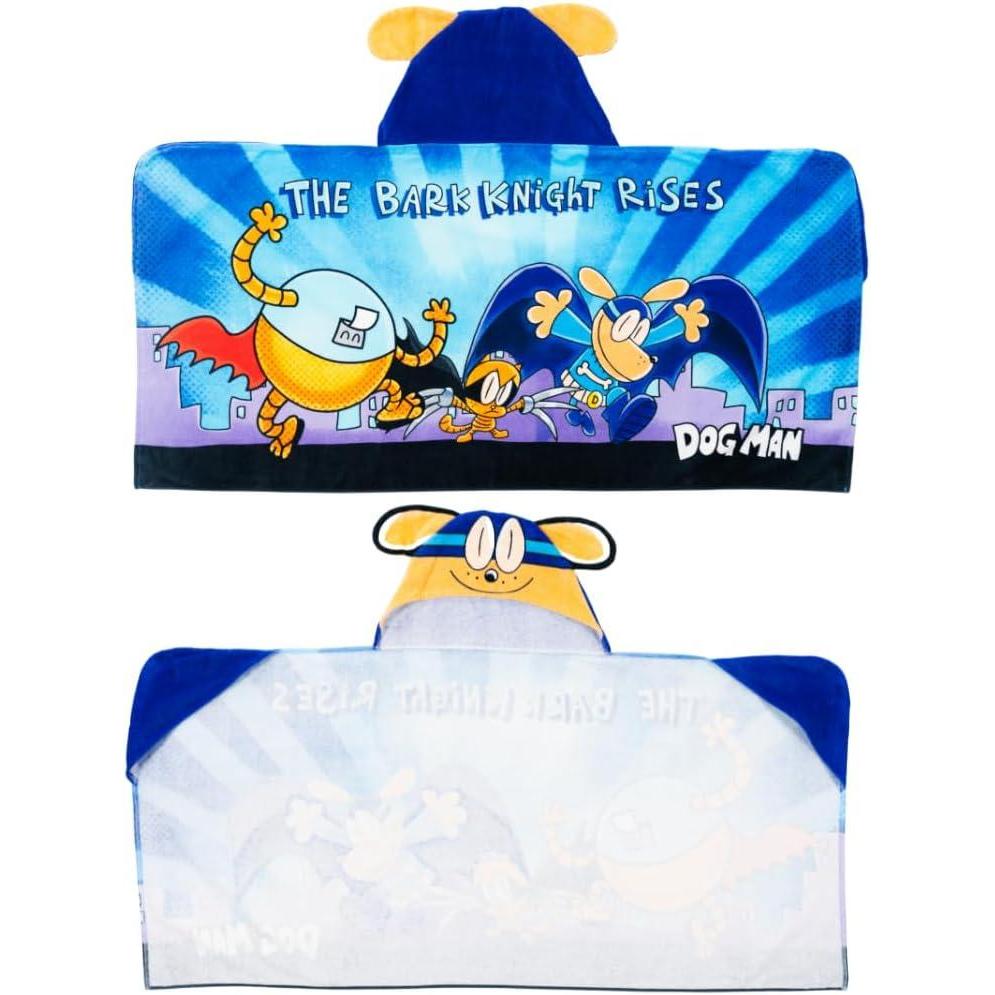 imageMs Rachel Kids Super Soft BathPoolBeach Soft Cotton Terry Hooded Towel Wrap 24 in x 50 in Officially Licensed Product By FrancoDog Man