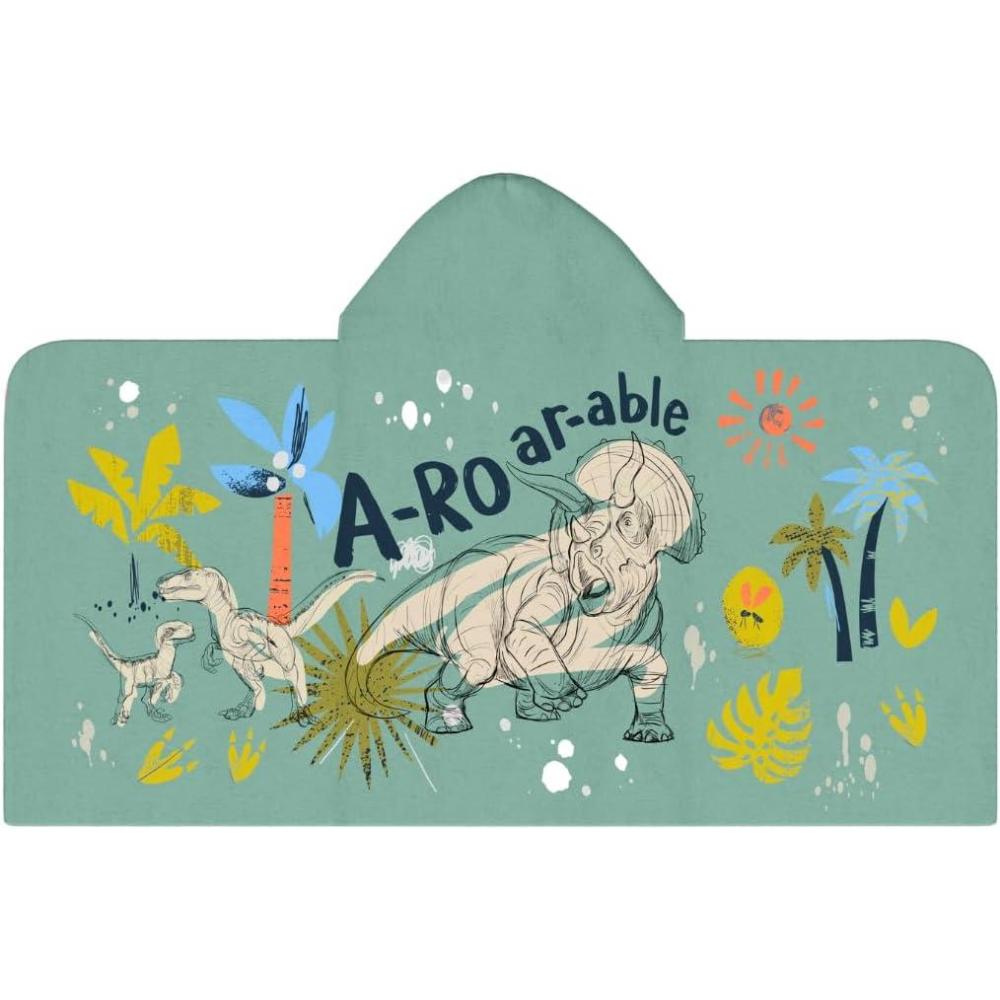 imageMs Rachel Kids Super Soft BathPoolBeach Soft Cotton Terry Hooded Towel Wrap 24 in x 50 in Officially Licensed Product By FrancoJurassic World Arorable