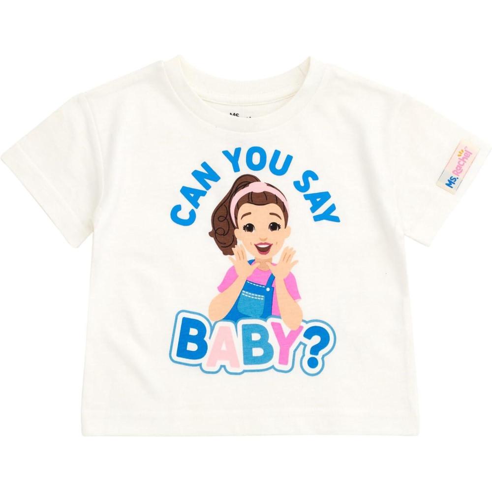 imageMs Rachel Matching Family TShirt Newborn to Adult Sizes Newborn 2XLWhite Baby