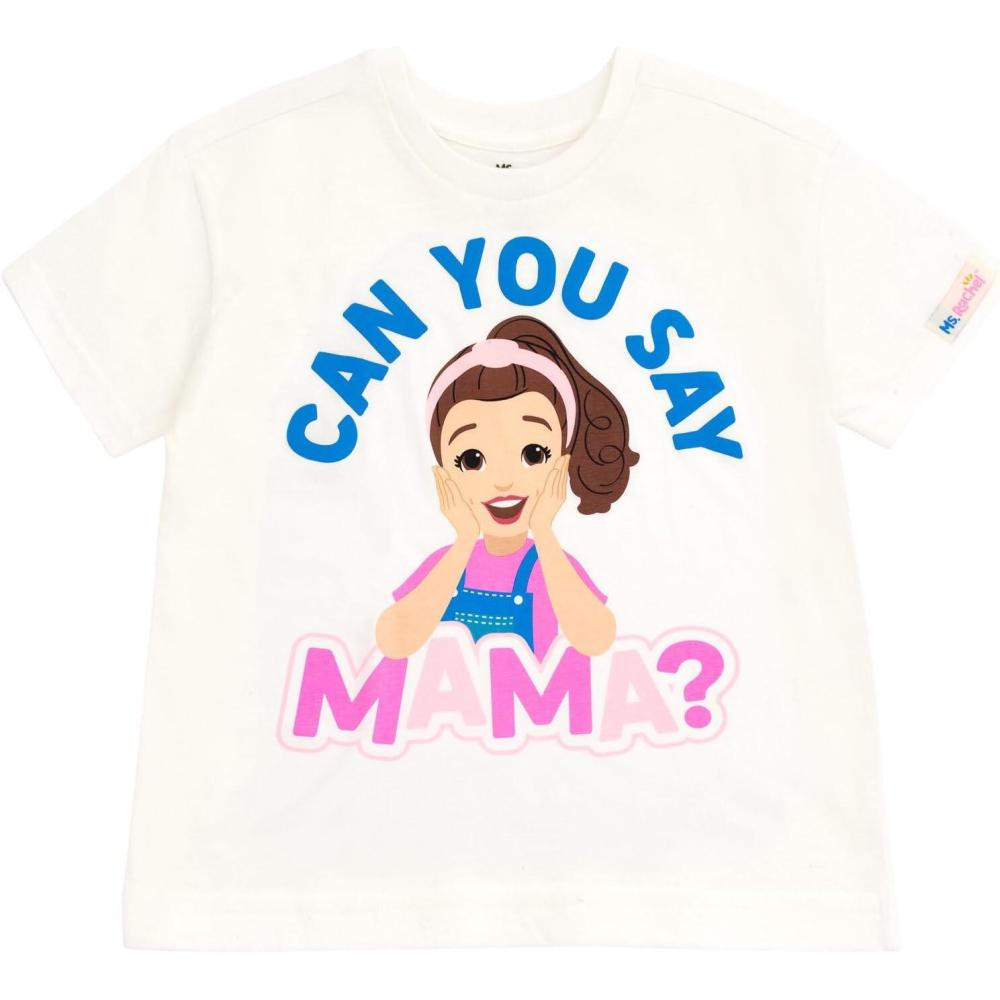 imageMs Rachel Matching Family TShirt Newborn to Adult Sizes Newborn 2XLWhite Mama