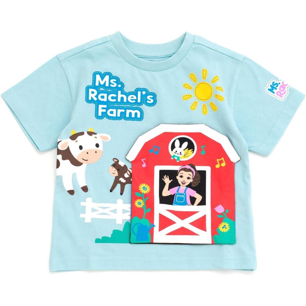 imageMs Rachel TShirt with 3D Flap Infant to Toddler Sizes 12 Months 5TBlue Barn