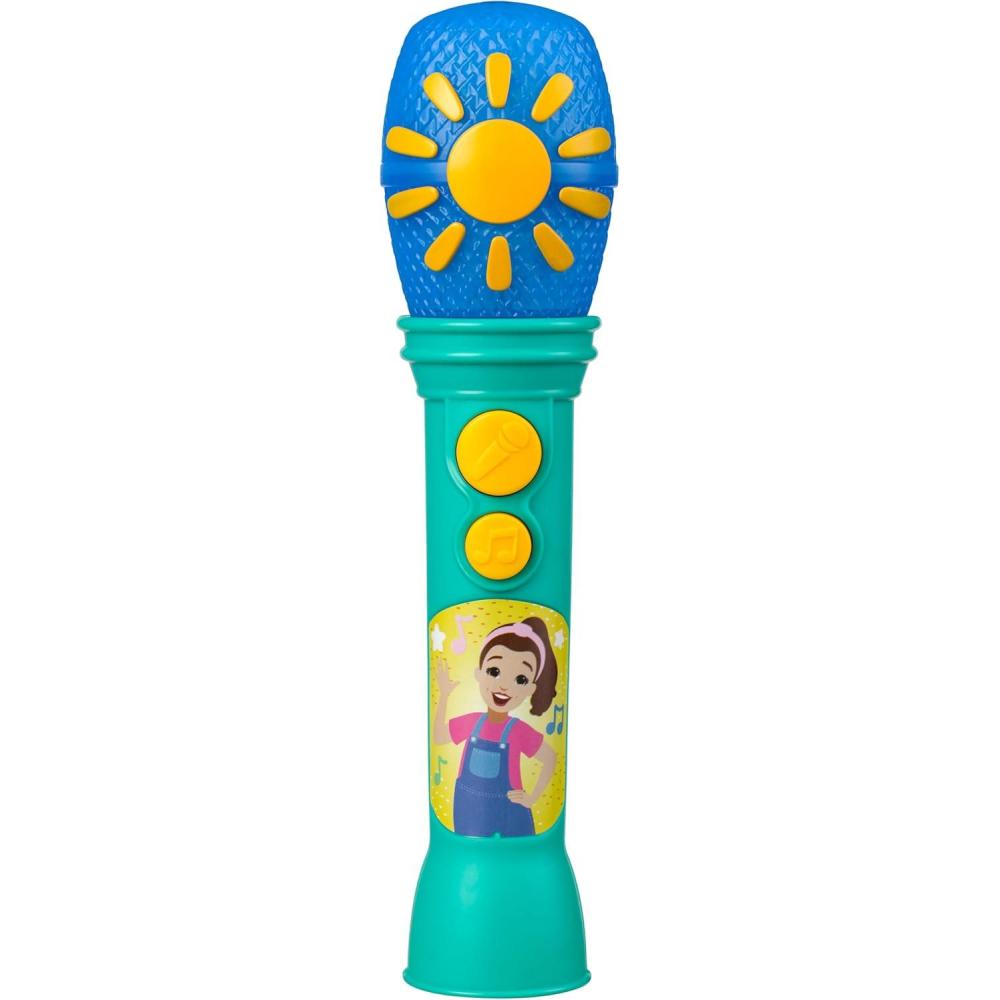 imageeKids Ms Rachel Toy Microphone for Kids Includes Builtin Music and Lights Toddler Toys for Ages 18 Months and Up PurpleGreen
