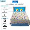 Franco Ms. Rachel Educational Adventures Bedding Super Soft Cozy 4 Piece Microfiber Sheet Set, Full, (Officially Licensed Product) Kids(Baby Shark)