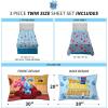 Franco Ms. Rachel Educational Adventures Bedding Super Soft Cozy 4 Piece Microfiber Sheet Set, Full, (Officially Licensed Product) Kids(Blues Clues)