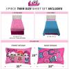 Franco Ms. Rachel Educational Adventures Bedding Super Soft Cozy 4 Piece Microfiber Sheet Set, Full, (Officially Licensed Product) Kids(Lol Surprise)