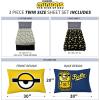 Franco Ms. Rachel Educational Adventures Bedding Super Soft Cozy 4 Piece Microfiber Sheet Set, Full, (Officially Licensed Product) Kids(Minions the Rise of Gru)