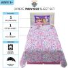 Franco Ms. Rachel Educational Adventures Bedding Super Soft Cozy 4 Piece Microfiber Sheet Set, Full, (Officially Licensed Product) Kids(Paw Patrol Girls)