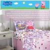 Franco Ms. Rachel Educational Adventures Bedding Super Soft Cozy 4 Piece Microfiber Sheet Set, Full, (Officially Licensed Product) Kids(Peppa Pig Tie Dye)