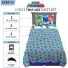 Franco Ms. Rachel Educational Adventures Bedding Super Soft Cozy 4 Piece Microfiber Sheet Set, Full, (Officially Licensed Product) Kids(Pj Masks)