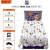 Franco Ms. Rachel Educational Adventures Bedding Super Soft Cozy 4 Piece Microfiber Sheet Set, Full, (Officially Licensed Product) Kids(Space Jam 2 a New Legacy)
