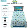 Franco Ms. Rachel Educational Adventures Bedding Super Soft Cozy 4 Piece Microfiber Sheet Set, Full, (Officially Licensed Product) Kids(Spongebob Squarepants)
