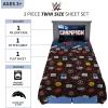 Franco Ms. Rachel Educational Adventures Bedding Super Soft Cozy 4 Piece Microfiber Sheet Set, Full, (Officially Licensed Product) Kids(Wwe)