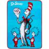 Franco Ms. Rachel Educational Adventures Bedding Super Soft Cozy Throw, 46 in x 60 in, (Officially Licensed Product) Kids(Dr Seuss)