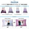 Franco Ms. Rachel Educational Adventures Kids Bedding Super Soft Microfiber Comforter and Sheet Set, 4 Piece Twin Size, (Officially Licensed Product)(Disney Frozen 2)