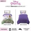 Franco Ms. Rachel Educational Adventures Kids Bedding Super Soft Microfiber Comforter and Sheet Set, 4 Piece Twin Size, (Officially Licensed Product)(Disney Princess Tiana)