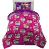 Franco Ms. Rachel Educational Adventures Kids Bedding Super Soft Microfiber Comforter and Sheet Set, 4 Piece Twin Size, (Officially Licensed Product)(Lol Surprise)