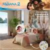 Franco Ms. Rachel Educational Adventures Kids Bedding Super Soft Microfiber Comforter and Sheet Set, 4 Piece Twin Size, (Officially Licensed Product)(Moana 2)