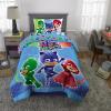 Franco Ms. Rachel Educational Adventures Kids Bedding Super Soft Microfiber Comforter and Sheet Set, 4 Piece Twin Size, (Officially Licensed Product)(Pj Masks)