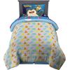 Franco Ms. Rachel Educational Adventures Kids Bedding Super Soft Microfiber Comforter and Sheet Set, 4 Piece Twin Size, (Officially Licensed Product)(Pokemon)