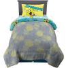 Franco Ms. Rachel Educational Adventures Kids Bedding Super Soft Microfiber Comforter and Sheet Set, 4 Piece Twin Size, (Officially Licensed Product)(Spongebob)