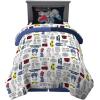 Franco Ms. Rachel Educational Adventures Kids Bedding Super Soft Microfiber Comforter and Sheet Set, 4 Piece Twin Size, (Officially Licensed Product)(Transformers – Universe Battle)