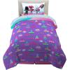 Franco Ms. Rachel Educational Adventures Kids Bedding Super Soft Microfiber Comforter and Sheet Set, 4 Piece Twin Size, (Officially Licensed Product)(Trolls World Tour)