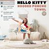 Franco Ms. Rachel Kids Beach/Pool/Bath/Camping Hooded Towel Poncho 24″ X 22″, Absorbent Cotton Cover up, (Officially Licensed Product)(Hello Kitty)