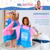 Franco Ms. Rachel Kids Beach/Pool/Bath/Camping Hooded Towel Poncho 24″ X 22″, Absorbent Cotton Cover up, (Officially Licensed Product)(Ms. Rachel)