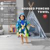 Franco Ms. Rachel Kids Beach/Pool/Bath/Camping Hooded Towel Poncho 24″ X 22″, Absorbent Cotton Cover up, (Officially Licensed Product)(Sonic)