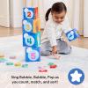 Melissa & Doug® Ms. Rachel™ Sort and Count Nesting and Stacking Blocks with Wooden Fish Preschool Learning Toy for Boys, Girls – FSC Certified