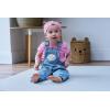 Ms. Rachel Cosplay Denim Overall, T-Shirt and Headband 3 Piece Outfit Set Infant to Toddler Sizes (12 Months – 5T)(Blue Denim / Pink)