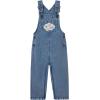 Ms. Rachel Cosplay Denim Overall, T-Shirt and Headband 3 Piece Outfit Set Infant to Toddler Sizes (12 Months – 5T)(Blue Denim / Pink)