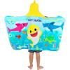 Ms. Rachel Kids Super Soft Bath/Pool/Beach Soft Cotton Terry Hooded Towel Wrap, 24 in x 50 in, (Officially Licensed Product) By Franco(Baby Shark)