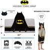 Ms. Rachel Kids Super Soft Bath/Pool/Beach Soft Cotton Terry Hooded Towel Wrap, 24 in x 50 in, (Officially Licensed Product) By Franco(Batman)
