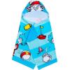 Ms. Rachel Kids Super Soft Bath/Pool/Beach Soft Cotton Terry Hooded Towel Wrap, 24 in x 50 in, (Officially Licensed Product) By Franco(Dr Seuss Cat in the Hat)
