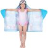 Ms. Rachel Kids Super Soft Bath/Pool/Beach Soft Cotton Terry Hooded Towel Wrap, 24 in x 50 in, (Officially Licensed Product) By Franco(Dr Seuss Cat in the Hat)