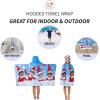 Ms. Rachel Kids Super Soft Bath/Pool/Beach Soft Cotton Terry Hooded Towel Wrap, 24 in x 50 in, (Officially Licensed Product) By Franco(Elf on the Shelf)