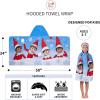 Ms. Rachel Kids Super Soft Bath/Pool/Beach Soft Cotton Terry Hooded Towel Wrap, 24 in x 50 in, (Officially Licensed Product) By Franco(Elf on the Shelf)