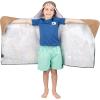Ms. Rachel Kids Super Soft Bath/Pool/Beach Soft Cotton Terry Hooded Towel Wrap, 24 in x 50 in, (Officially Licensed Product) By Franco(Jurassic World Dominion)