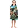 Ms. Rachel Kids Super Soft Bath/Pool/Beach Soft Cotton Terry Hooded Towel Wrap, 24 in x 50 in, (Officially Licensed Product) By Franco(Jurassic World Dominion)