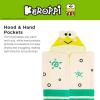 Ms. Rachel Kids Super Soft Bath/Pool/Beach Soft Cotton Terry Hooded Towel Wrap, 24 in x 50 in, (Officially Licensed Product) By Franco(Keroppi)