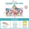 Ms. Rachel Kids Super Soft Bath/Pool/Beach Soft Cotton Terry Hooded Towel Wrap, 24 in x 50 in, (Officially Licensed Product) By Franco(Squishmallows)