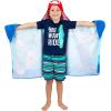 Ms. Rachel Kids Super Soft Bath/Pool/Beach Soft Cotton Terry Hooded Towel Wrap, 24 in x 50 in, (Officially Licensed Product) By Franco(Super Mario)