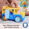 Ms. Rachel Official My First Learning Electronic School Bus with 2 Figures, Music & Sounds, Educational Toys & Toddler Toys for Girls & Boys Ages 1-3+