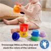 Ms. Rachel Official Rainbow Stacking Cups 7-Pack, Educational Toys & Toddler Toys for Girls & Boys Ages 6 Months to 2+ Years