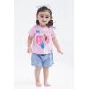 Ms. Rachel T-Shirt and Chambray Shorts Outfit Set Infant to Toddler Sizes (12 Months – 5T)(Pink / Blue)