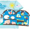 Ms. Rachel T-Shirt with 3D Flap Infant to Toddler Sizes (12 Months – 5T)(Blue / Barn)