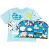 Ms. Rachel T-Shirt with 3D Flap Infant to Toddler Sizes (12 Months – 5T)(Blue / Barn)