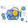 eKids Ms Rachel Karaoke Microphone with Boombox for Fans of Toddler Toys, Kids Karaoke Machine with Built in Music