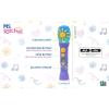 eKids Ms Rachel Toy Microphone for Kids, Includes Built-in Music and Lights, Toddler Toys for Ages 18 Months and Up (Purple)(Purple)
